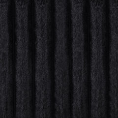 Jacana Black Corduroy Upholstered Dual Power Chaise Sofa - Ornate Home