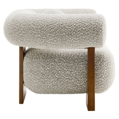 Jace River Rock Boucle Accent Chair - Ornate Home