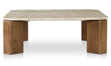 Jace Silk Grey Marble Coffee Table - Ornate Home