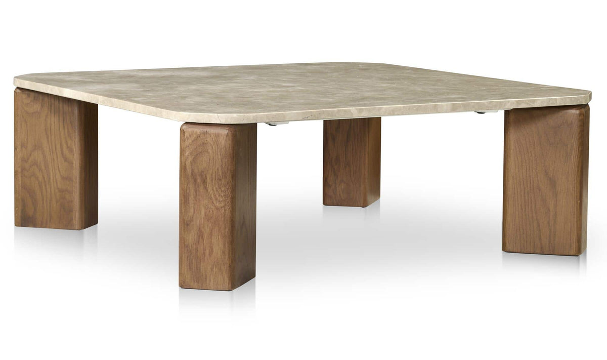 Jace Silk Grey Marble Coffee Table - Ornate Home