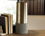 Jacek Gray/Brass Finish Table Lamp (Set of 2) (Online Special Price) - Ornate Home