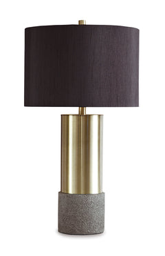 Jacek Gray/Brass Finish Table Lamp (Set of 2) - Ornate Home