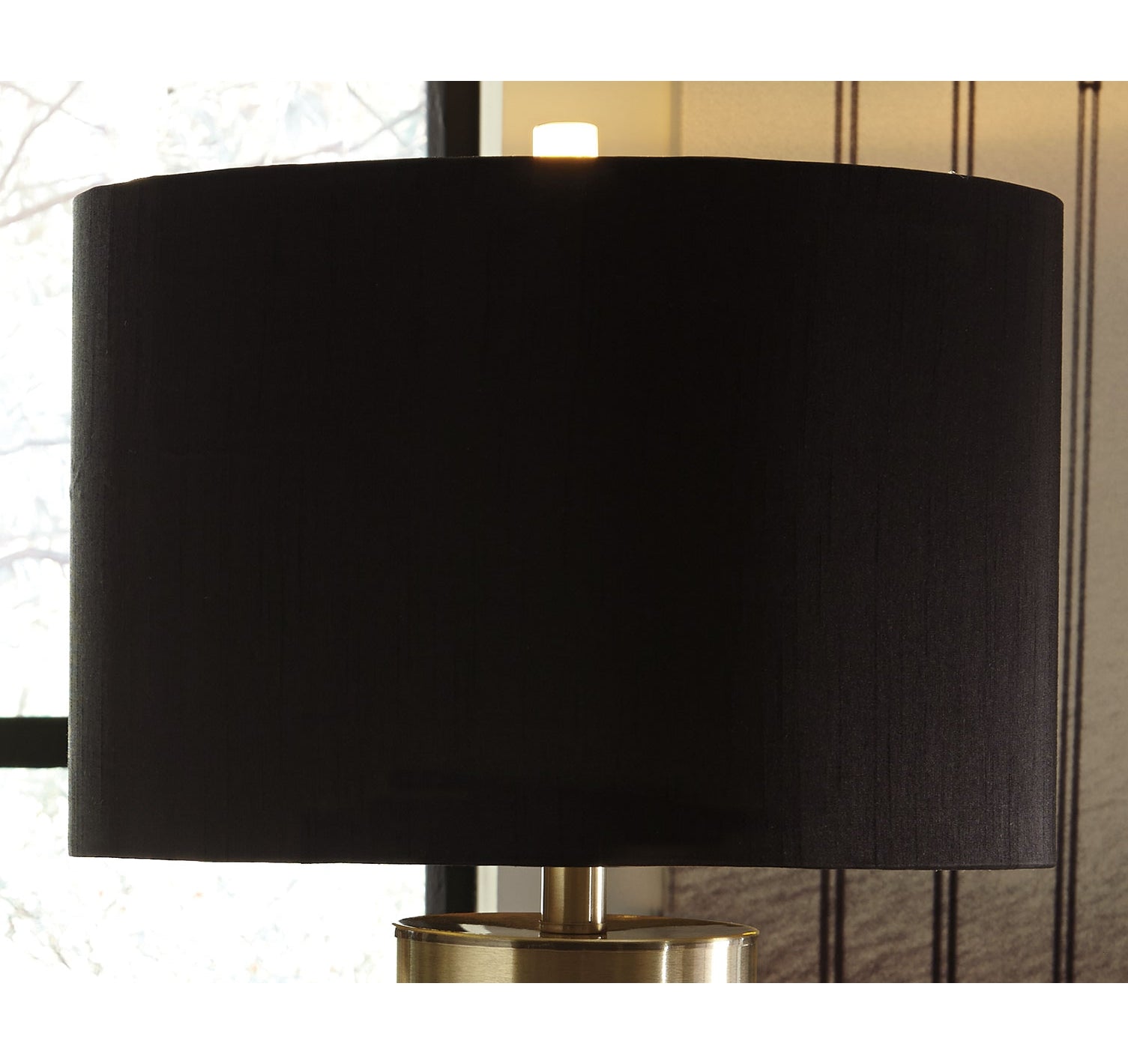 Jacek Gray/Brass Finish Table Lamp (Set of 2) - Ornate Home