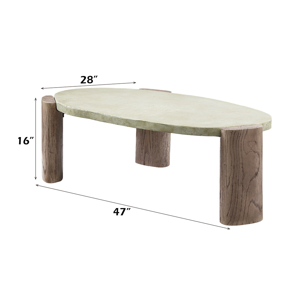 Jacinda Gray Coffee Table - Ornate Home