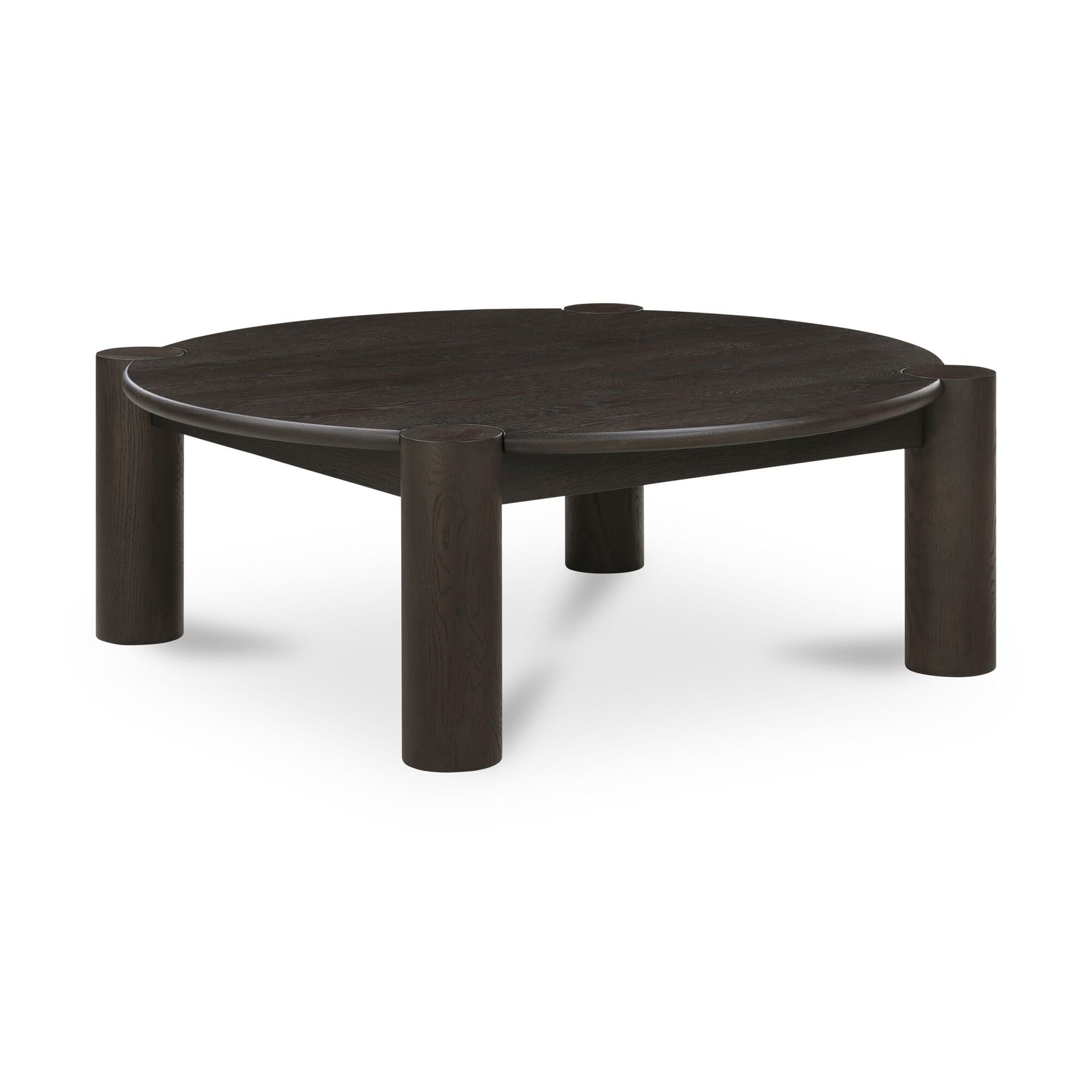 Jack Brushed Dark Brown Coffee Table - Ornate Home