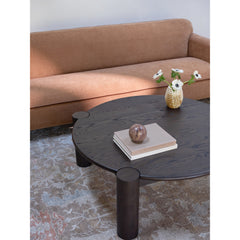 Jack Brushed Dark Brown Coffee Table - Ornate Home