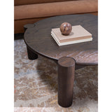 Jack Brushed Dark Brown Coffee Table - Ornate Home