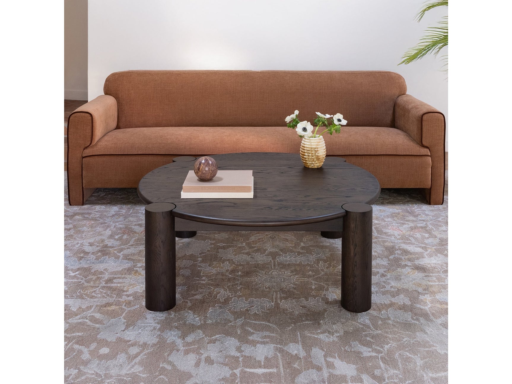 Jack Brushed Dark Brown Coffee Table - Ornate Home