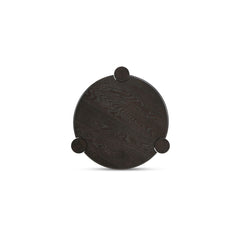 Jack Brushed Dark Brown Side Table - Ornate Home