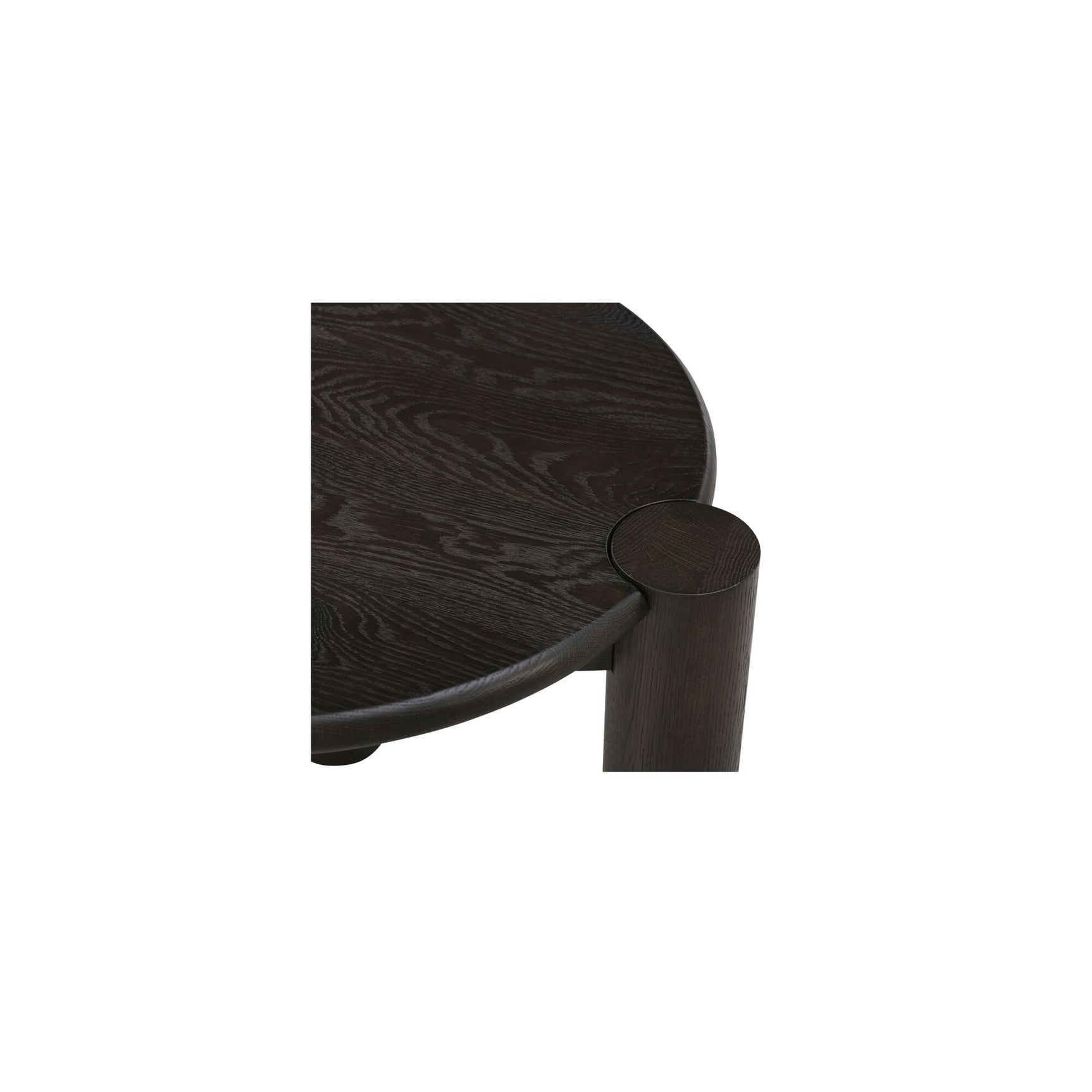 Jack Brushed Dark Brown Side Table - Ornate Home