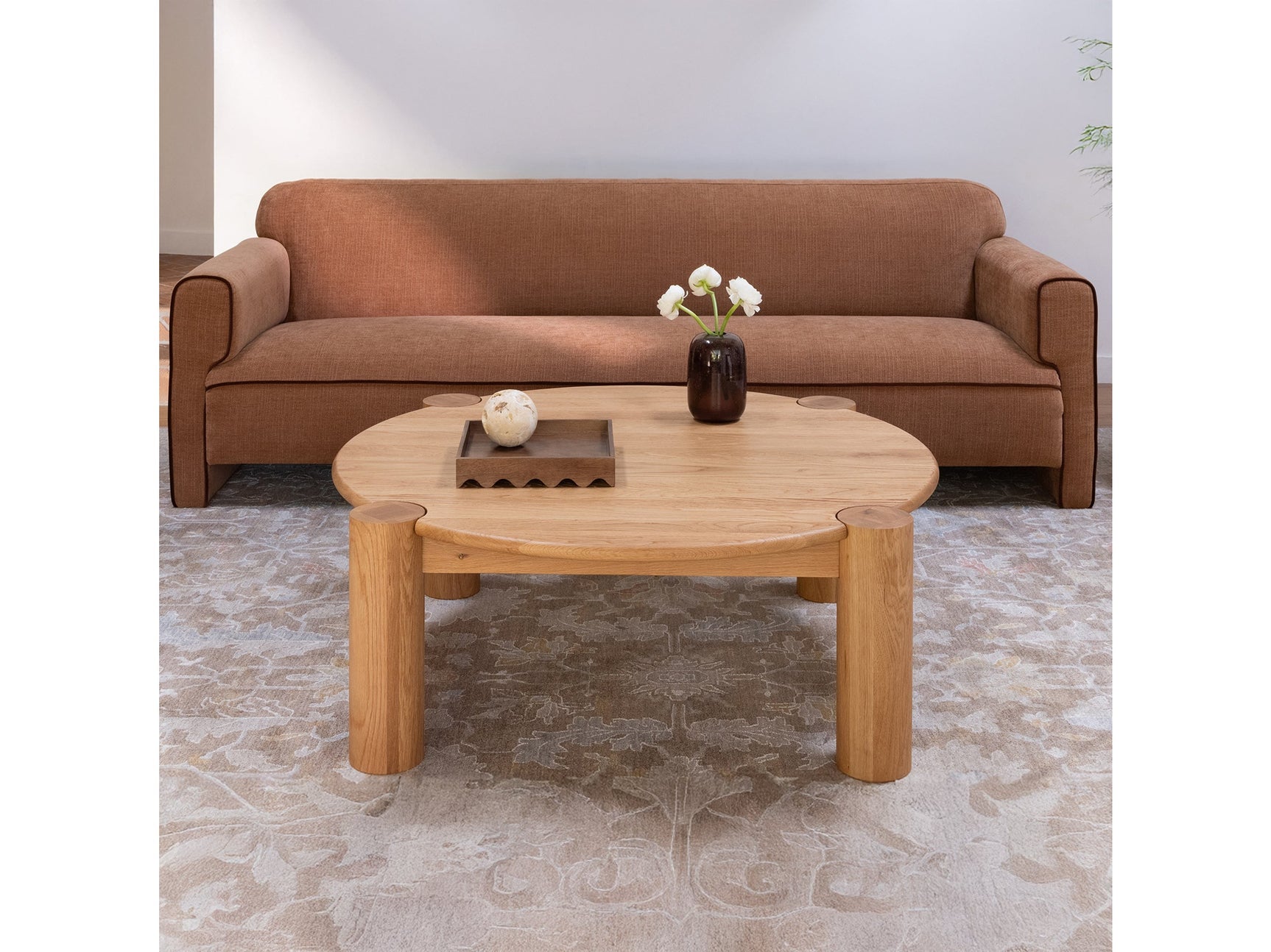 Jack Brushed Natural Oak Coffee Table - Ornate Home