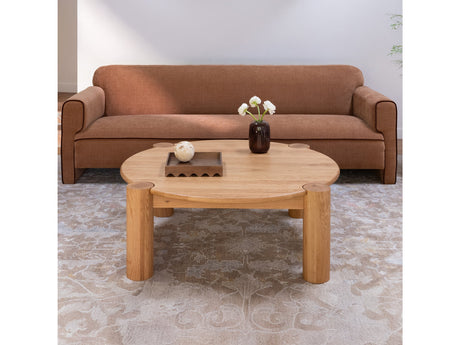 Jack Brushed Natural Oak Coffee Table - Ornate Home