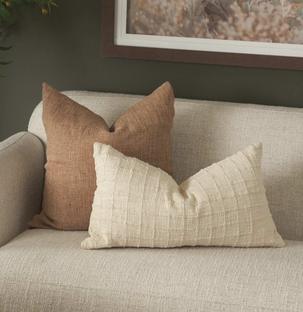 Jack Rust 22x22 Linen Square Decorative Pillow Cover - Ornate Home