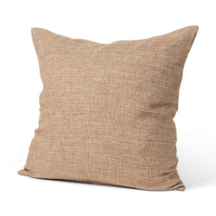 Jacklyn Brown 22x22 Linen Square Decorative Pillow Cover - Ornate Home