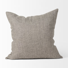 Jacklyn Gray 22x22 Linen Square Decorative Pillow Cover - Ornate Home