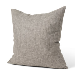 Jacklyn Gray 22x22 Linen Square Decorative Pillow Cover with Down Filler (Set of 2) - Ornate Home
