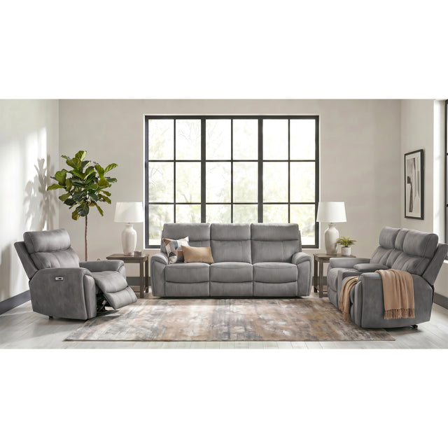 Jackpot Explore Light Grey 3-Piece P1 Living Room Set - Ornate Home