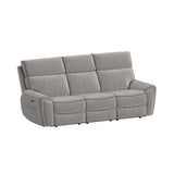 Jackpot Explore Light Grey 3-Piece P1 Living Room Set - Ornate Home