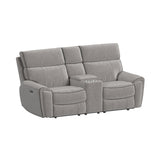Jackpot Explore Light Grey 3-Piece P1 Living Room Set - Ornate Home