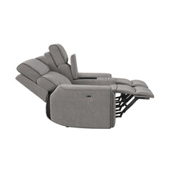 Jackpot Explore Light Grey 3-Piece P1 Living Room Set - Ornate Home