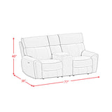 Jackpot Explore Light Grey 3-Piece P1 Living Room Set - Ornate Home