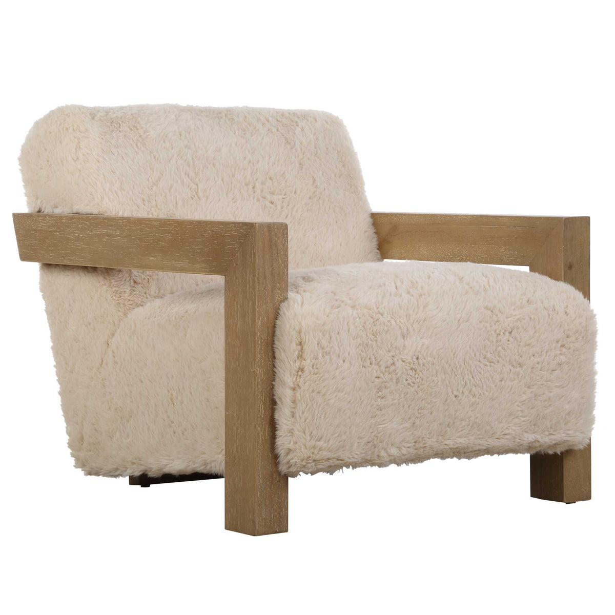 Jackson Brown Sheepskin Accent Chair - Ornate Home
