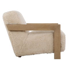 Jackson Brown Sheepskin Accent Chair - Ornate Home