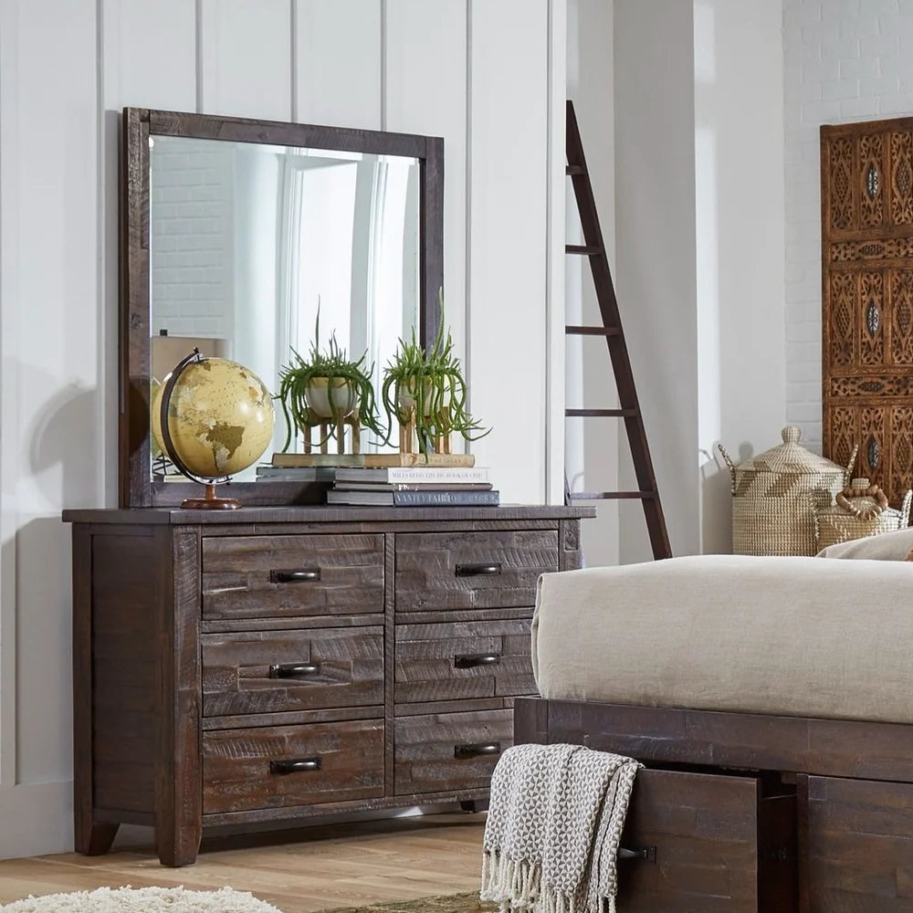 Jackson Lodge Brown Mirror - Ornate Home