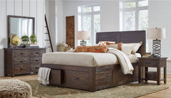 Jackson Lodge Brown Queen Storage Bed - Ornate Home