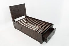 Jackson Lodge Brown Twin Storage Bed - Ornate Home