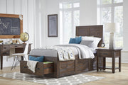 Jackson Lodge Brown Twin Storage Bed - Ornate Home