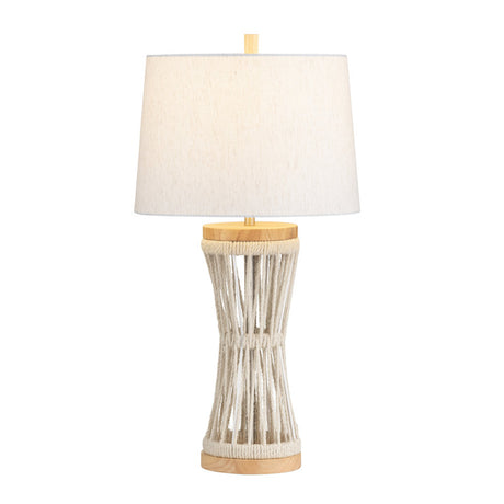 Jackson Natural/White Table Lamp - Ornate Home