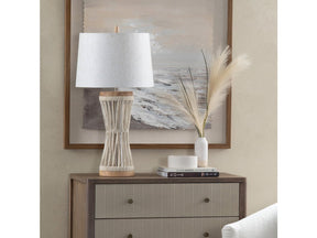 Jackson Natural/White Table Lamp - Ornate Home