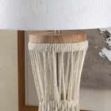 Jackson Natural/White Table Lamp - Ornate Home