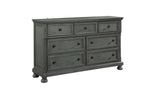 Jackson Rustic Gray King Bedroom Set / 4pc - Ornate Home
