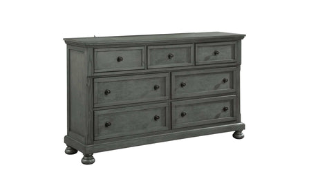 Jackson Rustic Gray King Bedroom Set / 5pc - Ornate Home