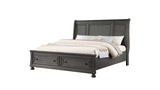 Jackson Rustic Gray Queen Bedroom Set / 4pc - Ornate Home