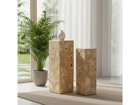 Jackson Tan 2-Piece Pedestals - Ornate Home