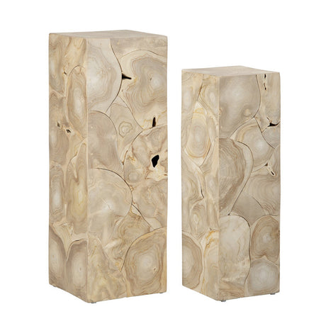 Jackson Tan 2-Piece Pedestals - Ornate Home