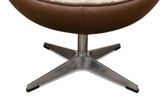 Jacobean Brown Mid 20th Century Egg Chair - Ornate Home