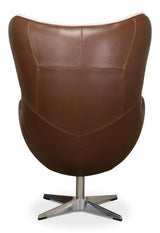 Jacobean Brown Mid 20th Century Egg Chair - Ornate Home