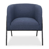 Jacobsen Denim Barrel Chair - Ornate Home