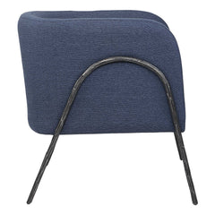 Jacobsen Denim Barrel Chair - Ornate Home
