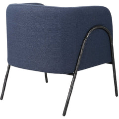 Jacobsen Denim Barrel Chair - Ornate Home