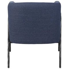 Jacobsen Denim Barrel Chair - Ornate Home