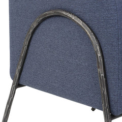 Jacobsen Denim Barrel Chair - Ornate Home