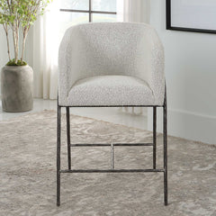 Jacobsen Gray 27" Counter Stool - Ornate Home