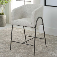 Jacobsen Gray 27" Counter Stool - Ornate Home