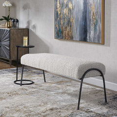Jacobsen Gray Modern Bench - Ornate Home