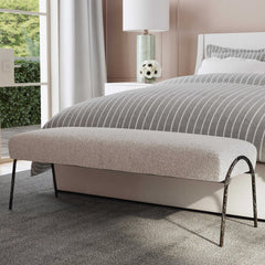 Jacobsen Gray Modern Bench - Ornate Home